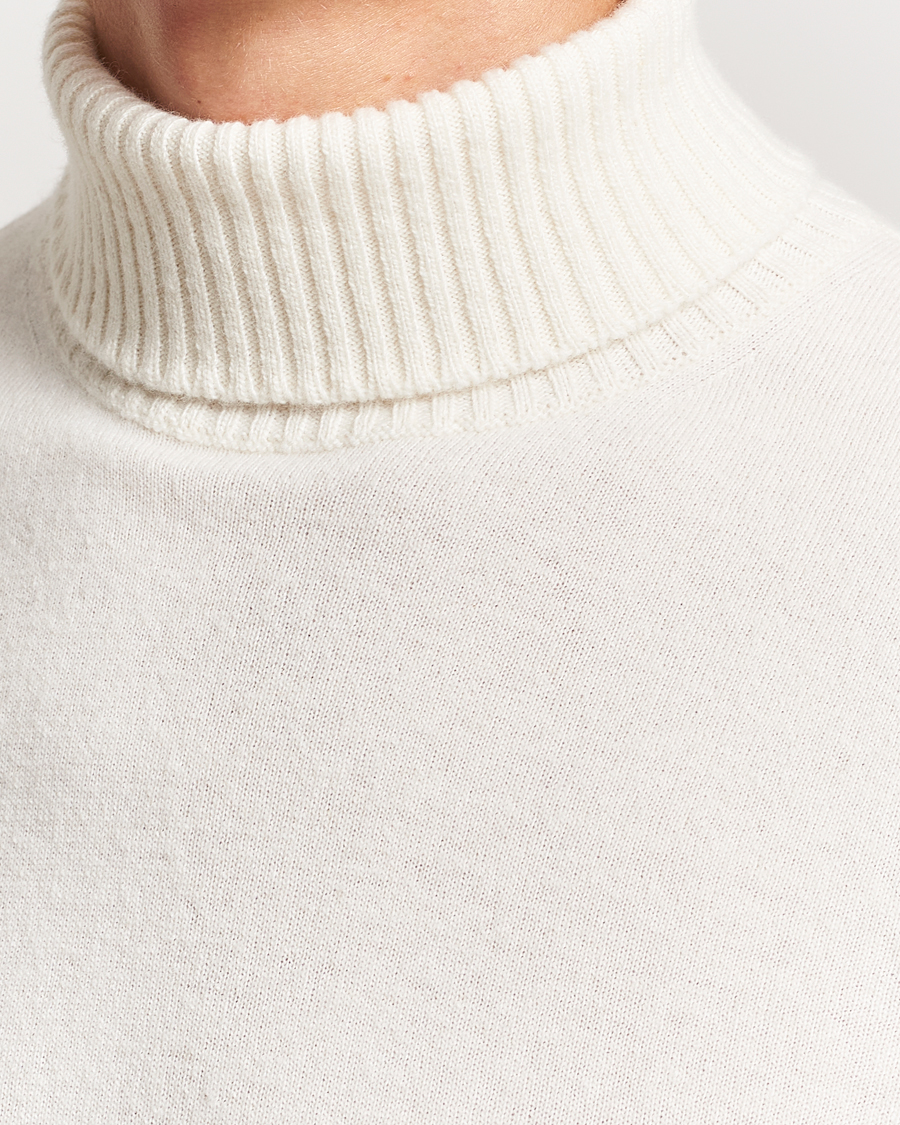 Herr | Tröjor | Oscar Jacobson | Salim Wool/Cashmere Rollneck Creme