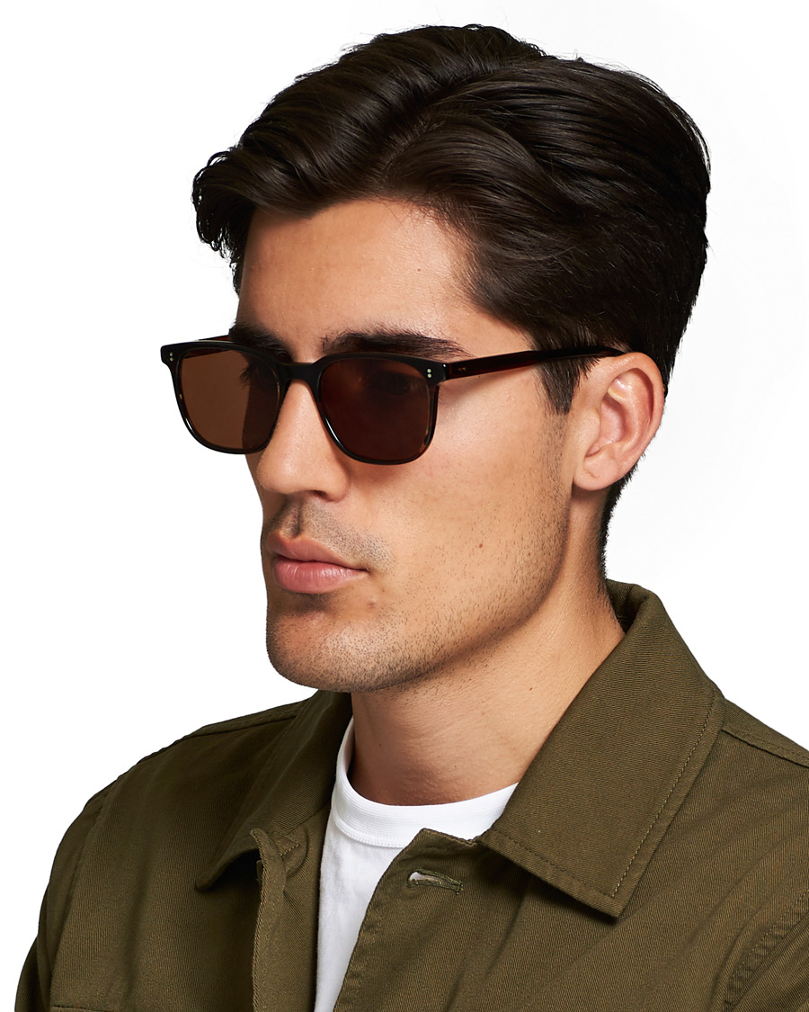 Herr | Garrett Leight Emperor Sun Sunglasses Mahogany Tortoise | Garrett Leight | Emperor Sun Sunglasses Mahogany Tortoise