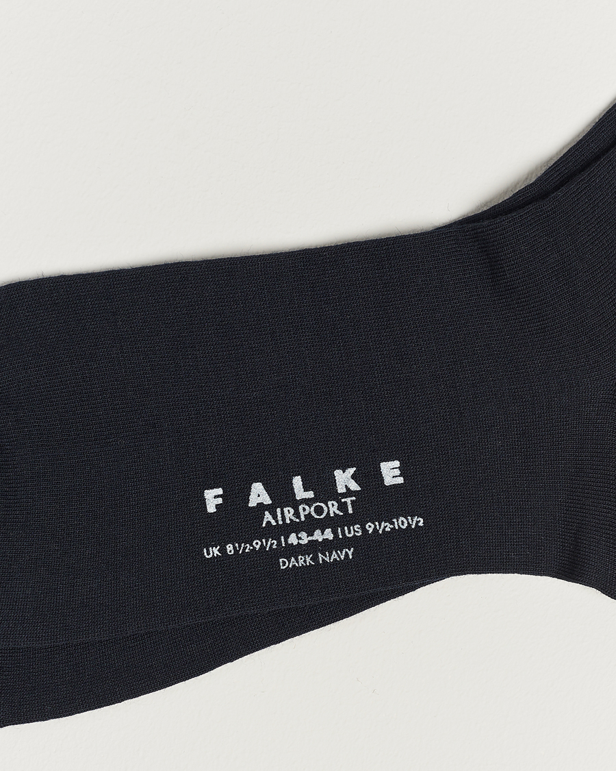 Herr | Falke | Falke | Airport Knee Socks Dark Navy