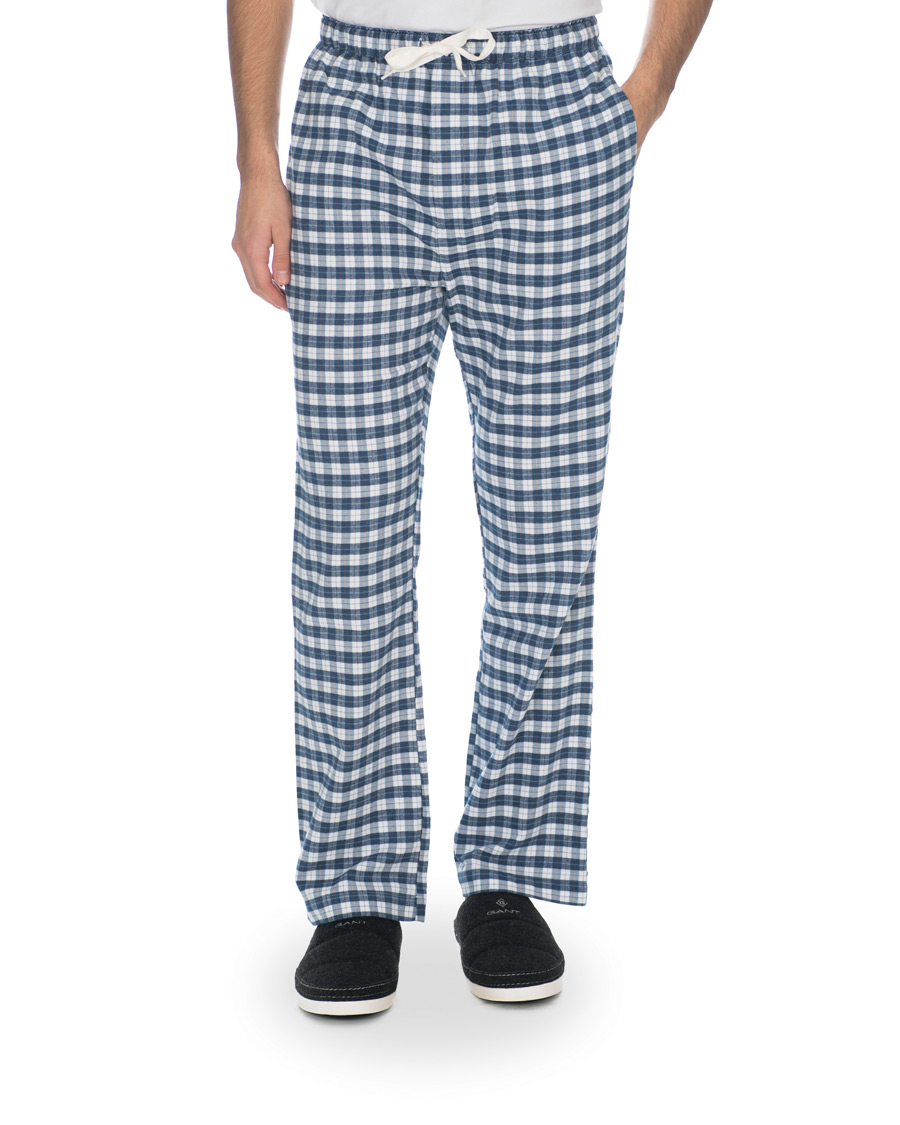Herr | Underkläder | Gant | Flannel Pyjama Set Eggshell