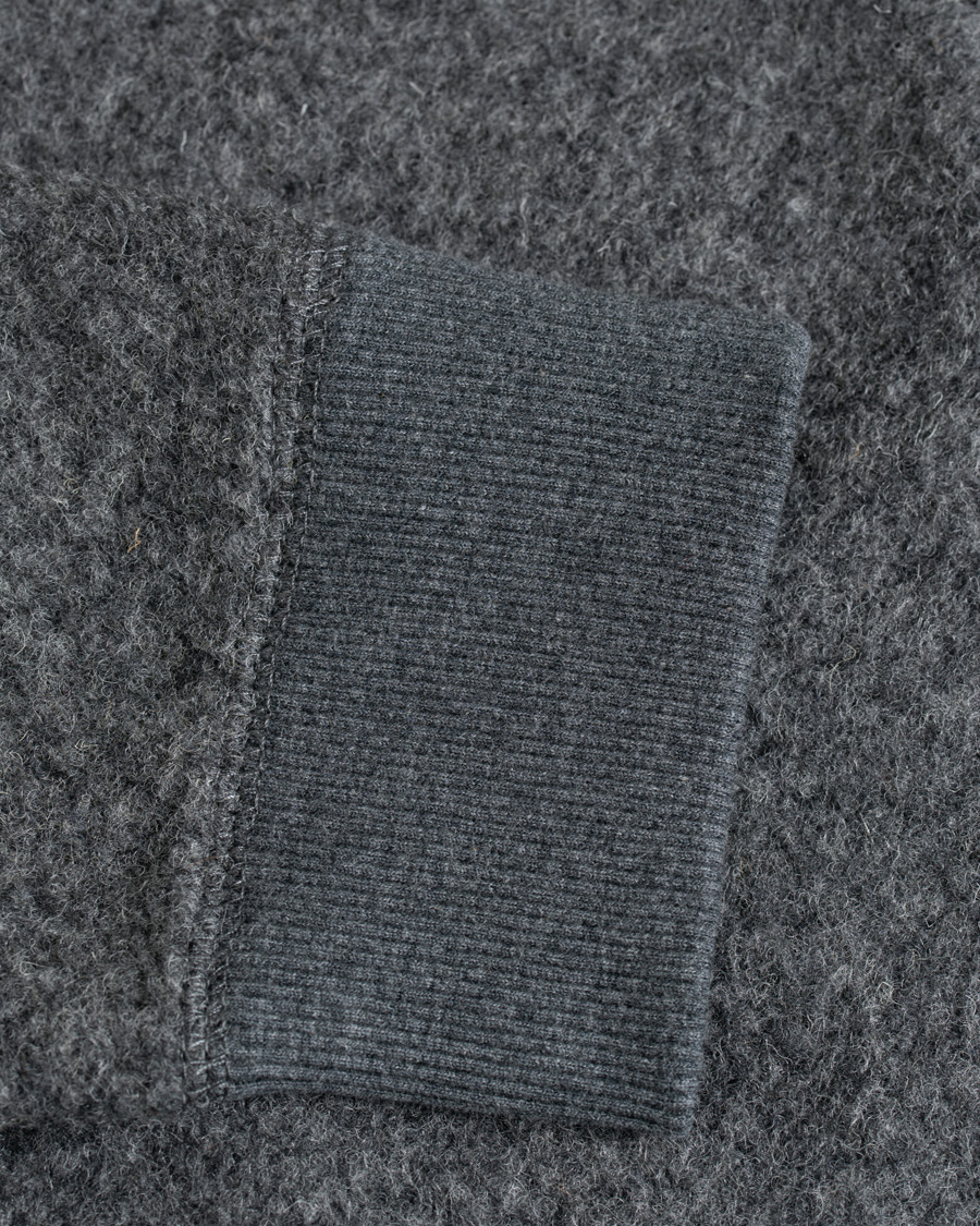 Herr | Tröjor | Samsøe Samsøe | Samsøe & Samsøe Allaro Full Zip Wool Cardigan Dark Grey Melange