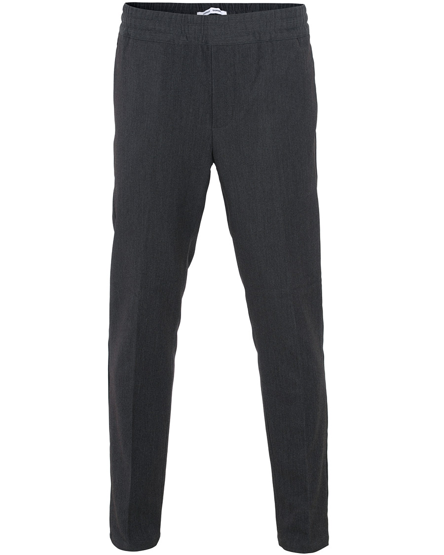 Herr | Byxor | Samsøe Samsøe | Samsøe & Samsøe Smithy Trousers Dark Grey Melange