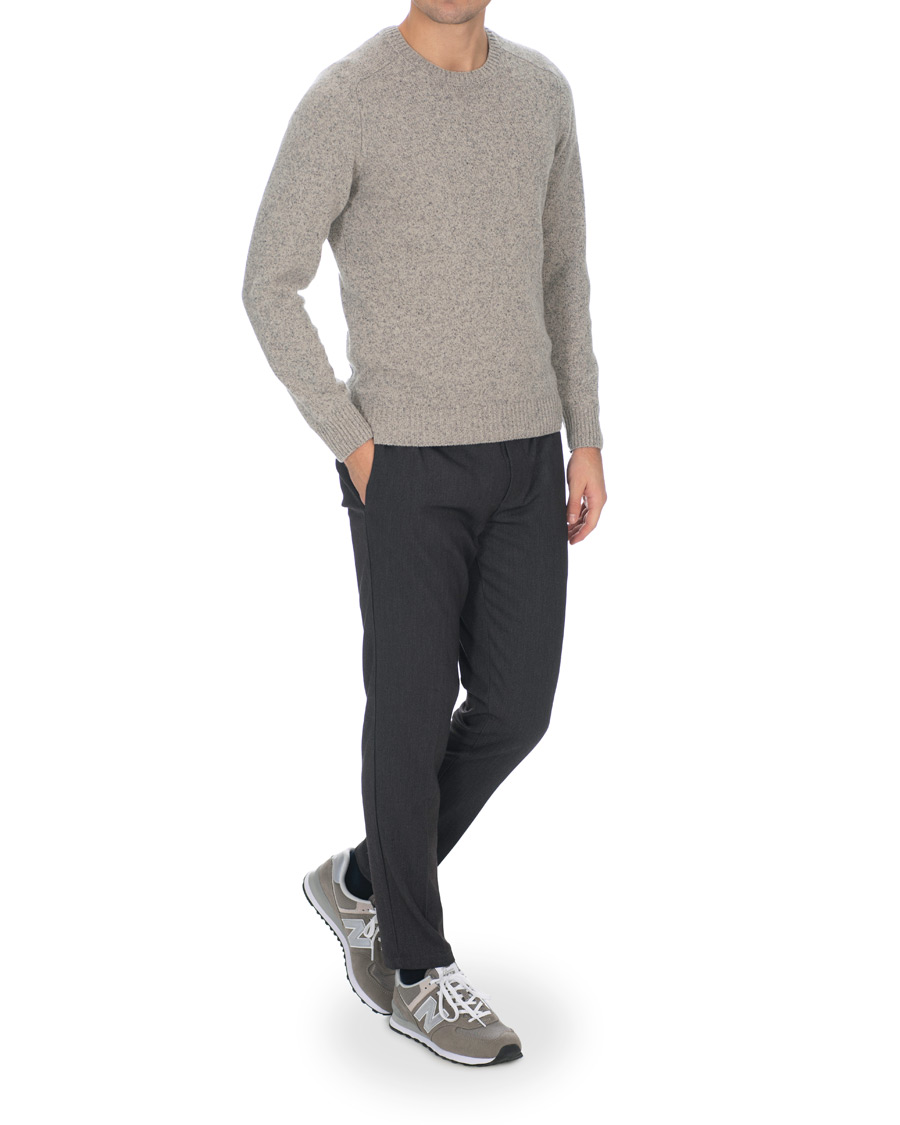 Herr | Byxor | Samsøe Samsøe | Samsøe & Samsøe Smithy Trousers Dark Grey Melange