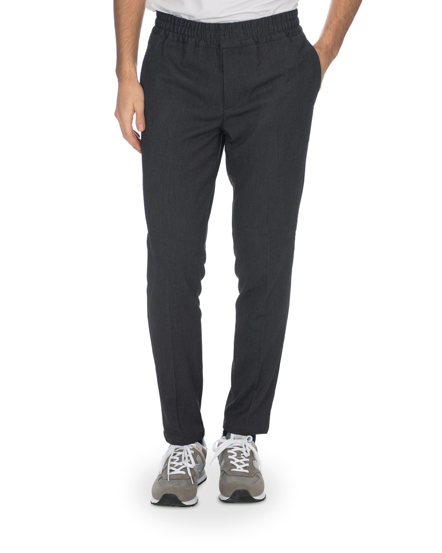 Herr | Byxor | Samsøe Samsøe | Samsøe & Samsøe Smithy Trousers Dark Grey Melange