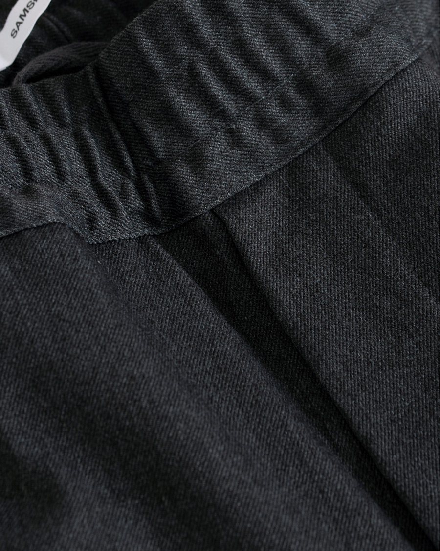 Herr | Byxor | Samsøe Samsøe | Samsøe & Samsøe Smithy Trousers Dark Grey Melange
