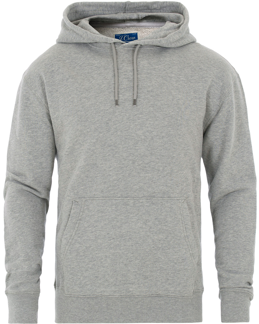 Herr | Tröjor | J.Crew | 330 French Terry Pullover Hoody Heather Grey