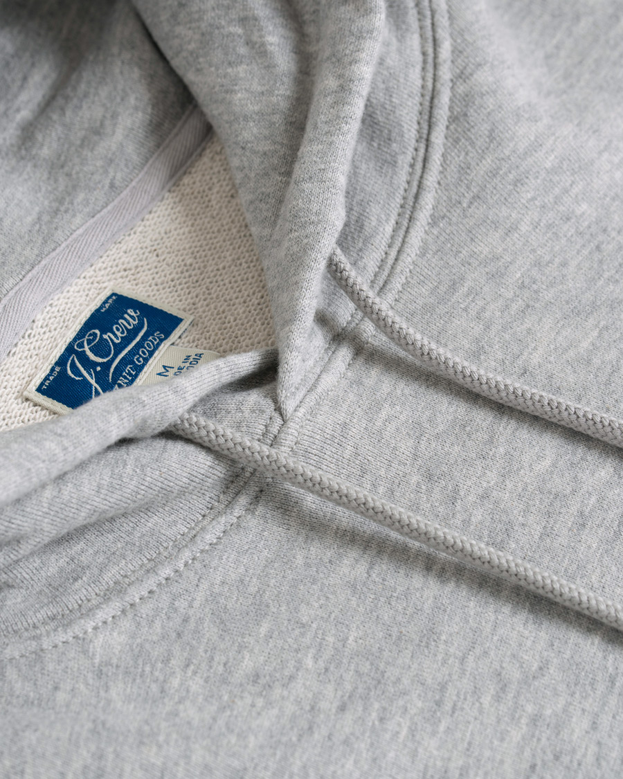 Herr | Tröjor | J.Crew | 330 French Terry Pullover Hoody Heather Grey