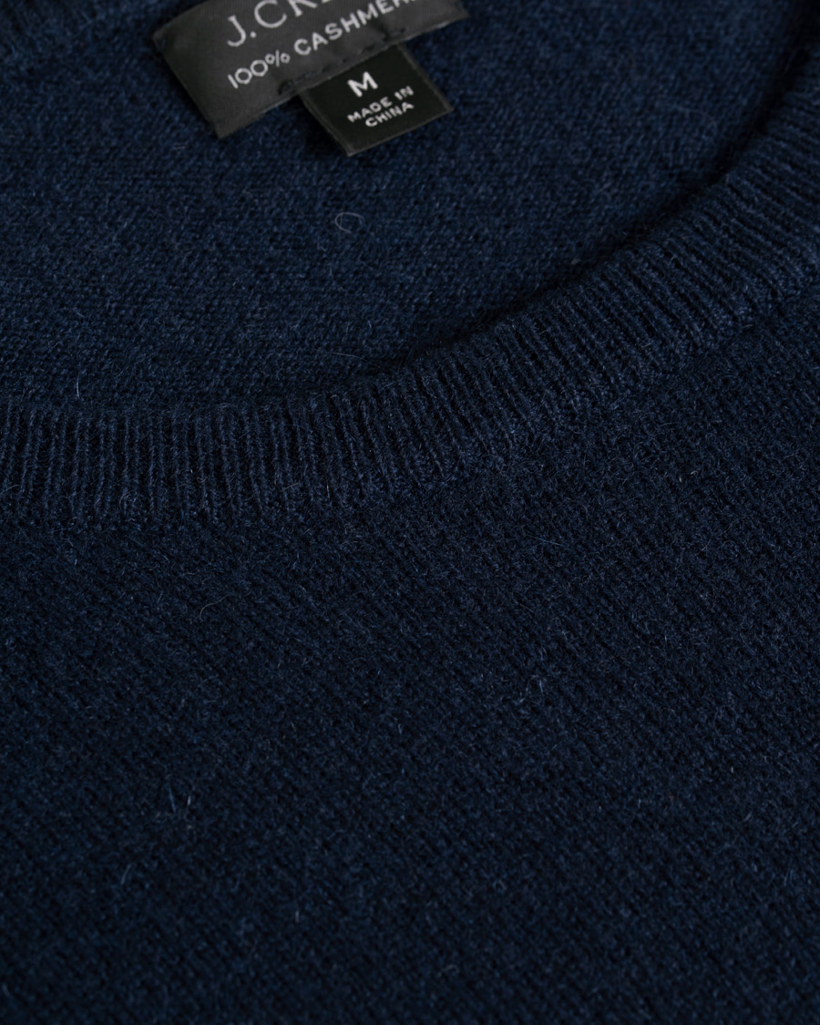 Herr | Tröjor | J.Crew | Cashmere Crew Neck Navy