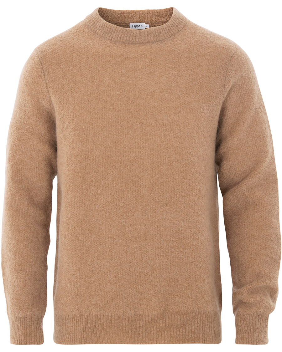 Herr | Tröjor | Filippa K | Julian Mohair Sweater Dark Khaki
