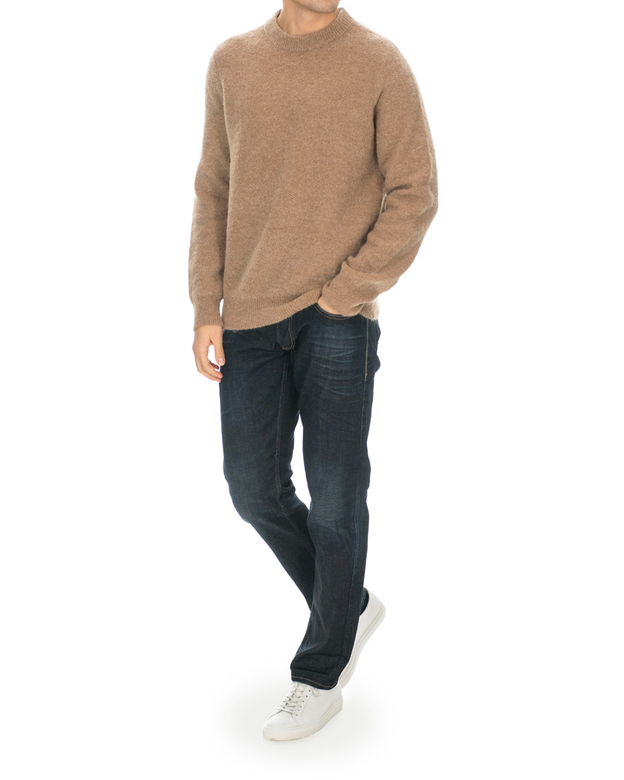 Herr | Tröjor | Filippa K | Julian Mohair Sweater Dark Khaki