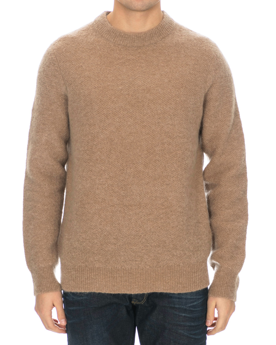 Herr | Tröjor | Filippa K | Julian Mohair Sweater Dark Khaki