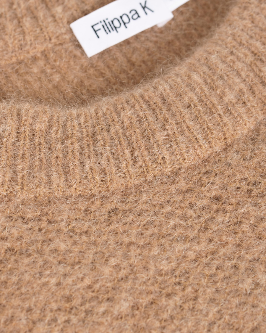 Herr | Tröjor | Filippa K | Julian Mohair Sweater Dark Khaki
