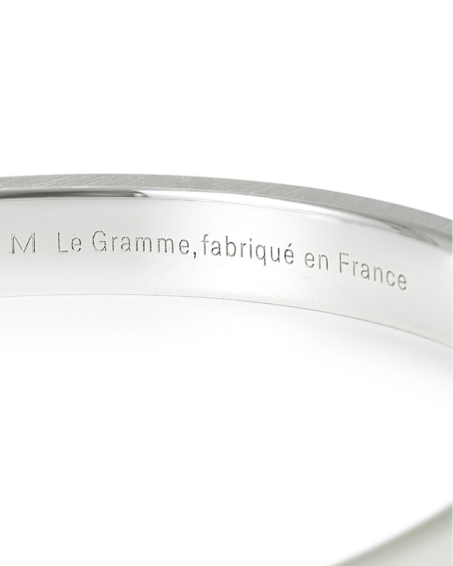 Herr | LE GRAMME Ribbon Bracelet Brushed Sterling Silver 15g | LE GRAMME | Ribbon Bracelet Brushed Sterling Silver 15g