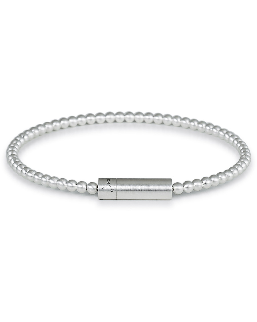 Herr | LE GRAMME Beads Bracelet Brushed Sterling Silver 11g | LE GRAMME | Beads Bracelet Brushed Sterling Silver 11g