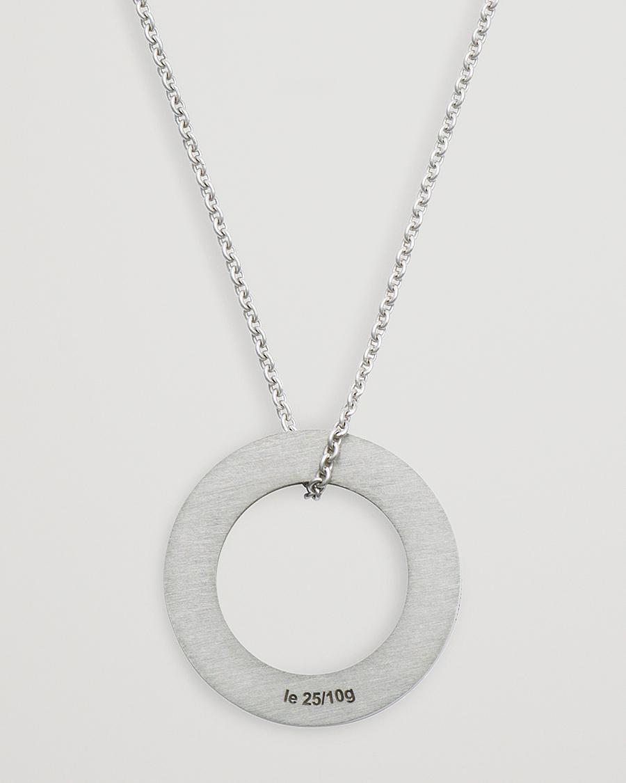 Herr | Smycken | LE GRAMME | Circle Necklace Le 2.5 Sterling Silver