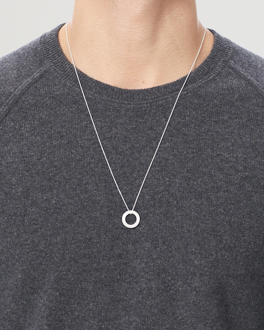 Herr | Halsband | LE GRAMME | Circle Necklace Le 2.5  Sterling Silver