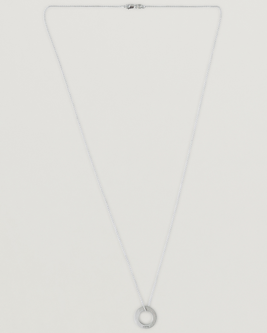 Herr | LE GRAMME Circle Necklace Le 2.5 Sterling Silver | LE GRAMME | Circle Necklace Le 2.5 Sterling Silver