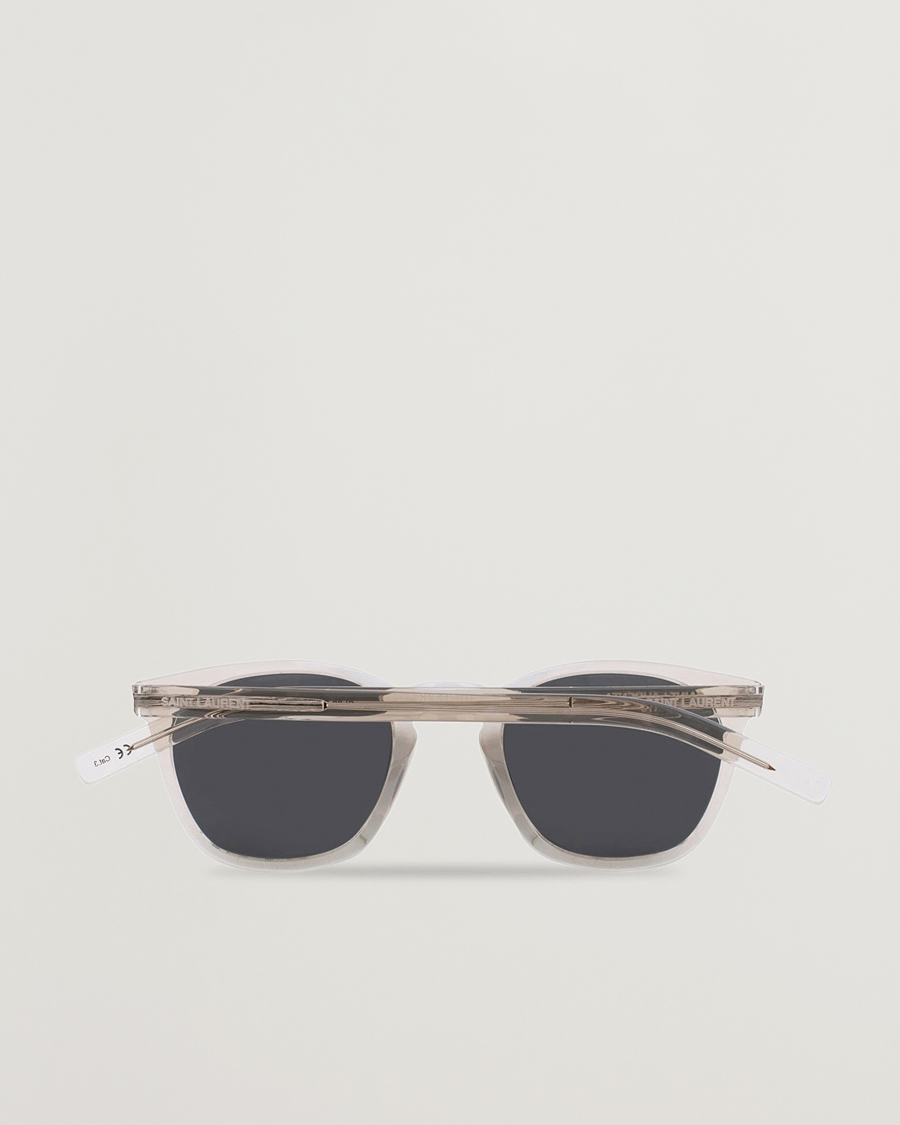 Herr | Solglasögon | Saint Laurent | SL 28 Sunglasses Beige/Silver