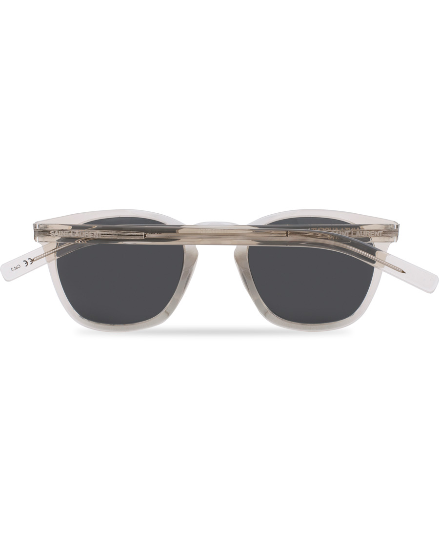 Herr | Solglasögon | Saint Laurent | SL 28 Sunglasses Beige/Silver