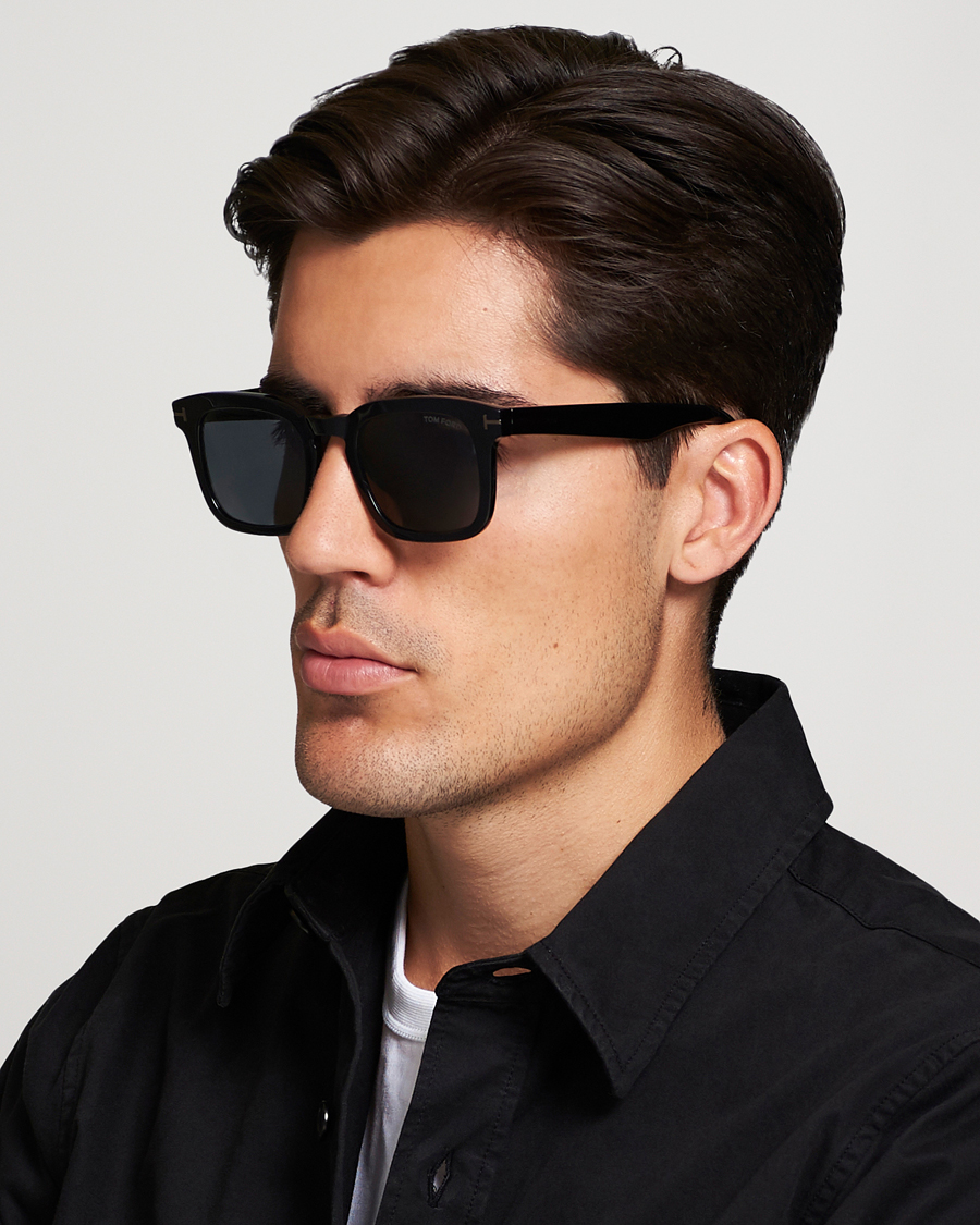 Herr | Fyrkantiga solglasögon | Tom Ford | Dax TF0751-N Sunglasses Black