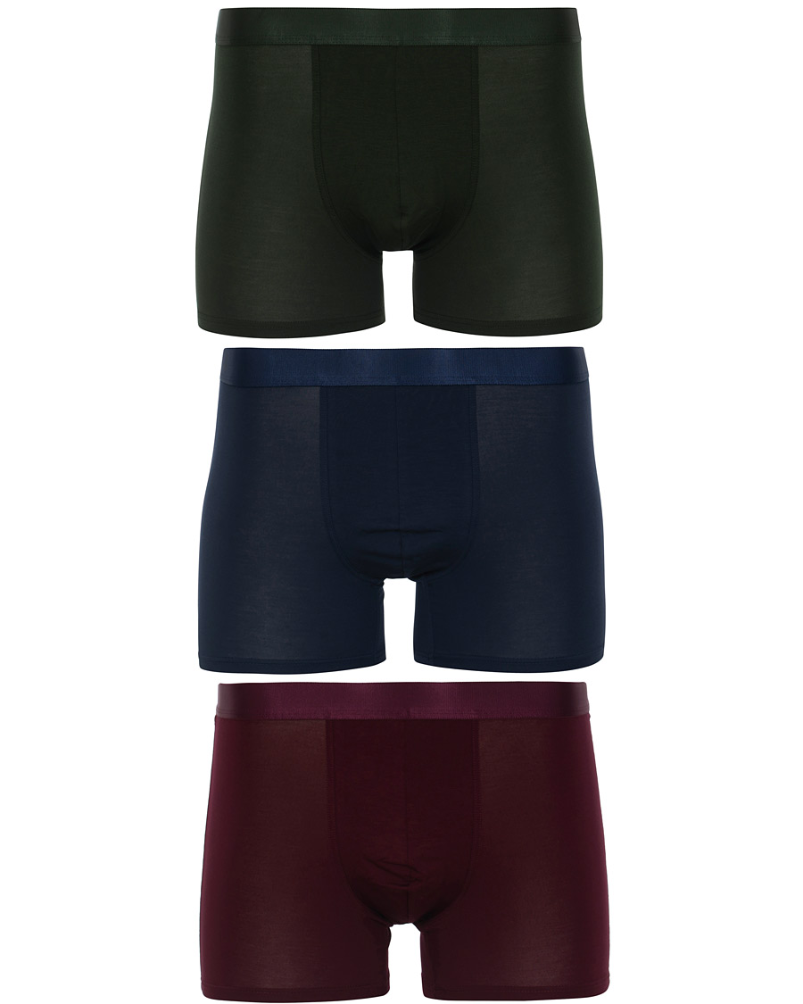 Herr | Underkläder | CDLP | 3-Pack Boxer Briefs Army Green/Navy Blue/Burgundy