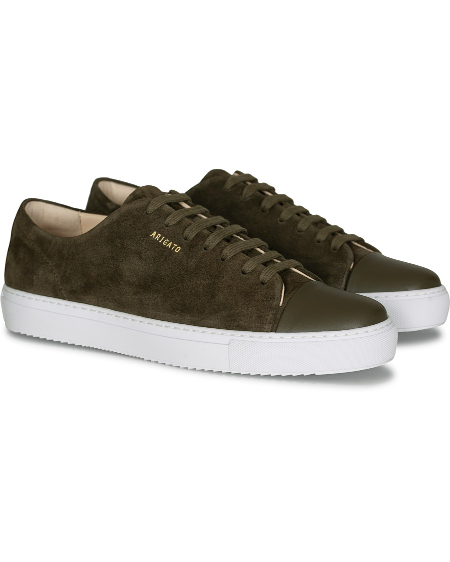 Herr | Axel Arigato Cap Toe Sneaker Military Green Suede | Axel Arigato | Cap Toe Sneaker Military Green Suede