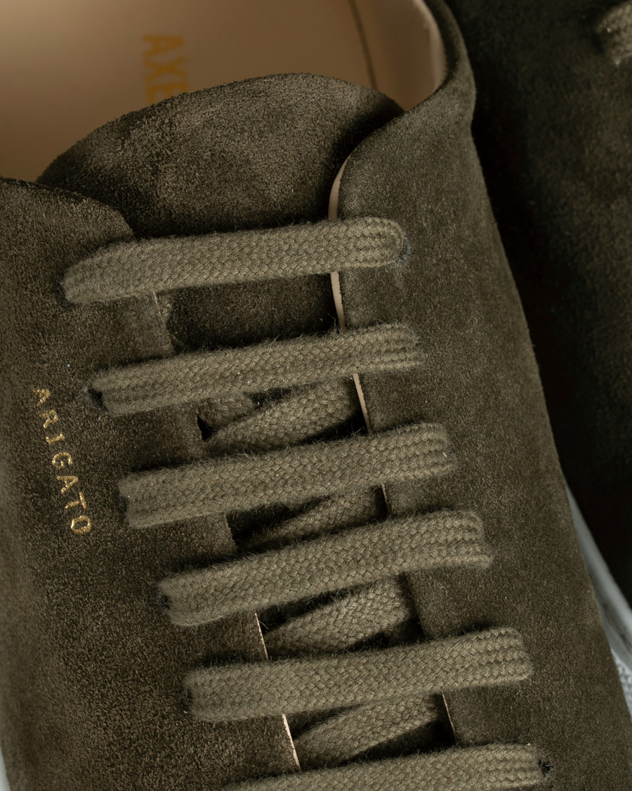 Herr | Axel Arigato Cap Toe Sneaker Military Green Suede | Axel Arigato | Cap Toe Sneaker Military Green Suede