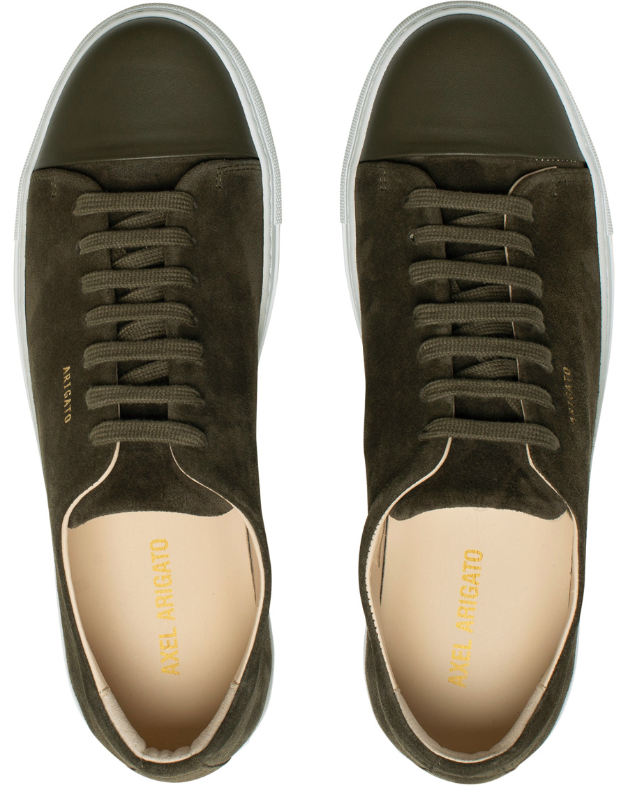 Herr | Axel Arigato Cap Toe Sneaker Military Green Suede | Axel Arigato | Cap Toe Sneaker Military Green Suede