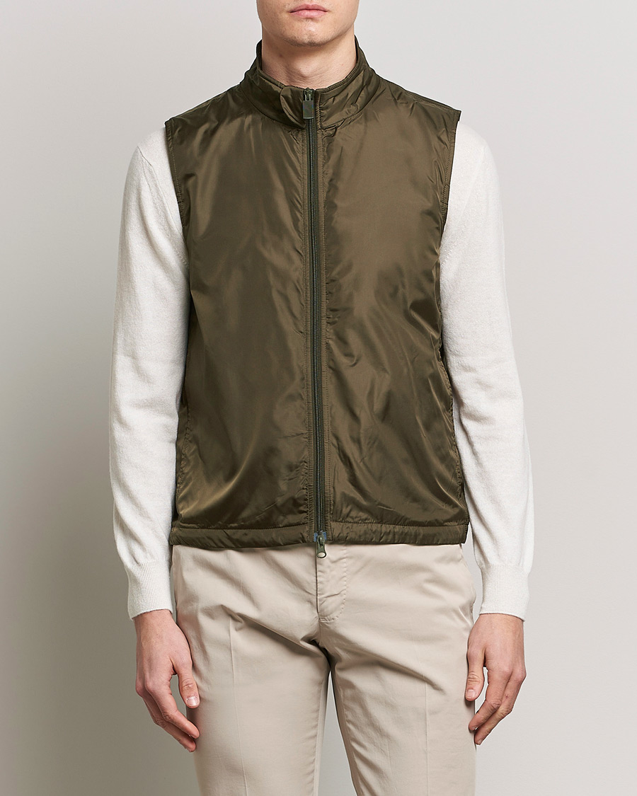 Herr | Contemporary Creators | Aspesi | Vernes Nylon Gilet Dark Military