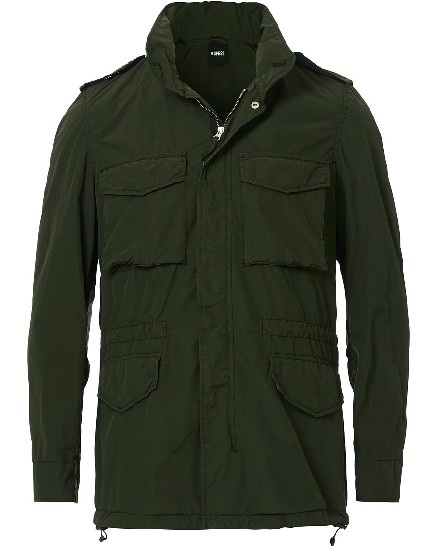 Herr | Jackor | Aspesi | M65 Replica Field Jacket Dark Green