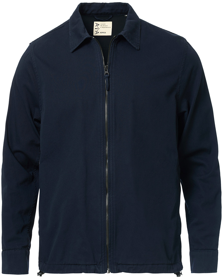 Herr | Jackor | Aspesi | Harrington Jacket Navy