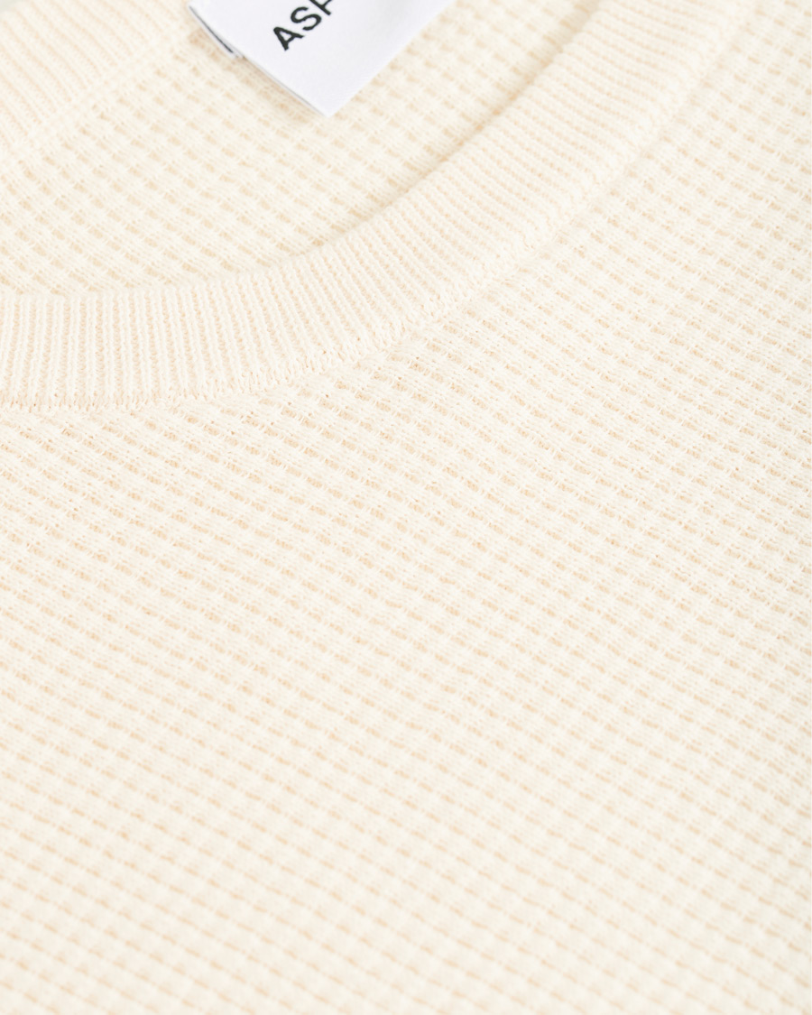Herr | Tröjor | Aspesi | Cotton Beach Sweater Off White