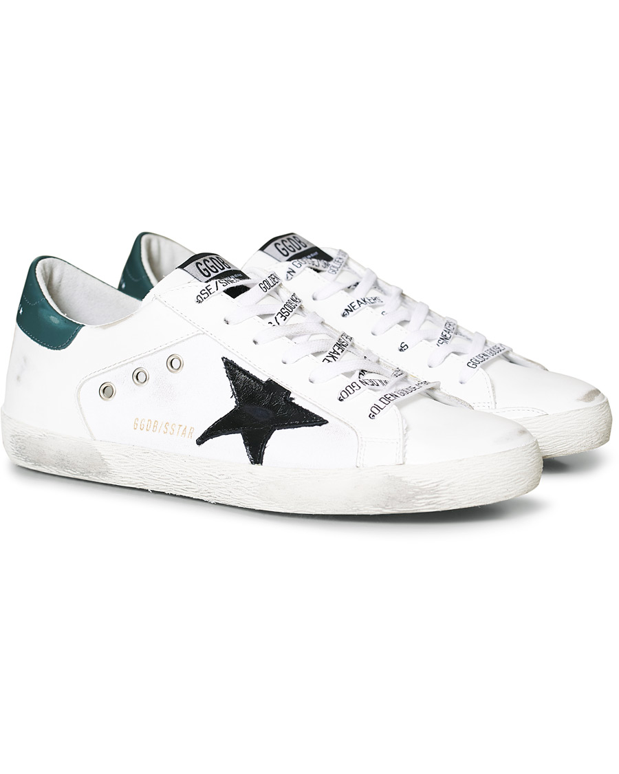 Herr | Golden Goose Deluxe Brand Black Star Canvas Superstar Sneaker White | Golden Goose | Deluxe Brand Black Star Canvas Superstar Sneaker White