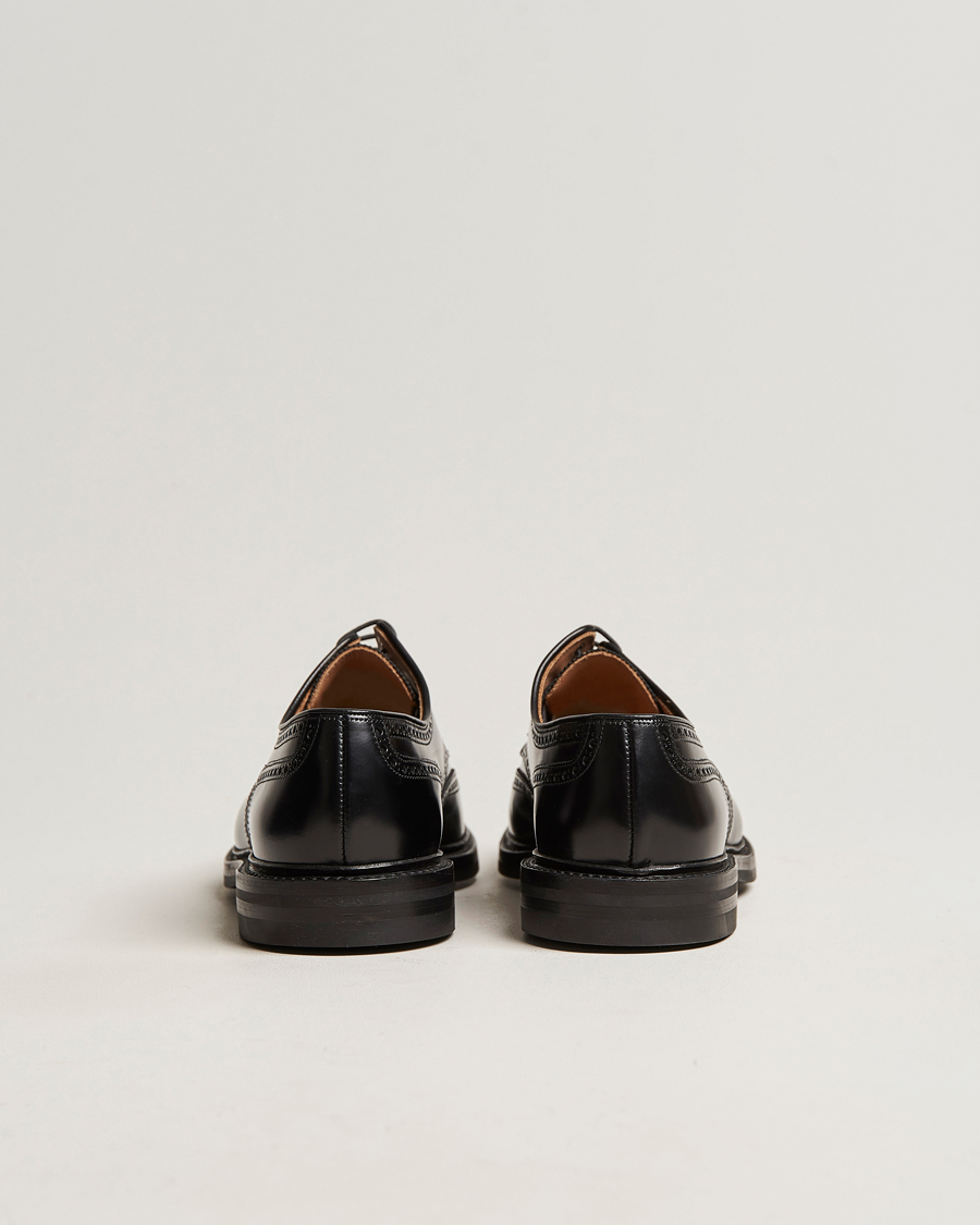 Herr | Brogues | Crockett & Jones | Pembroke Derbys Black Calf