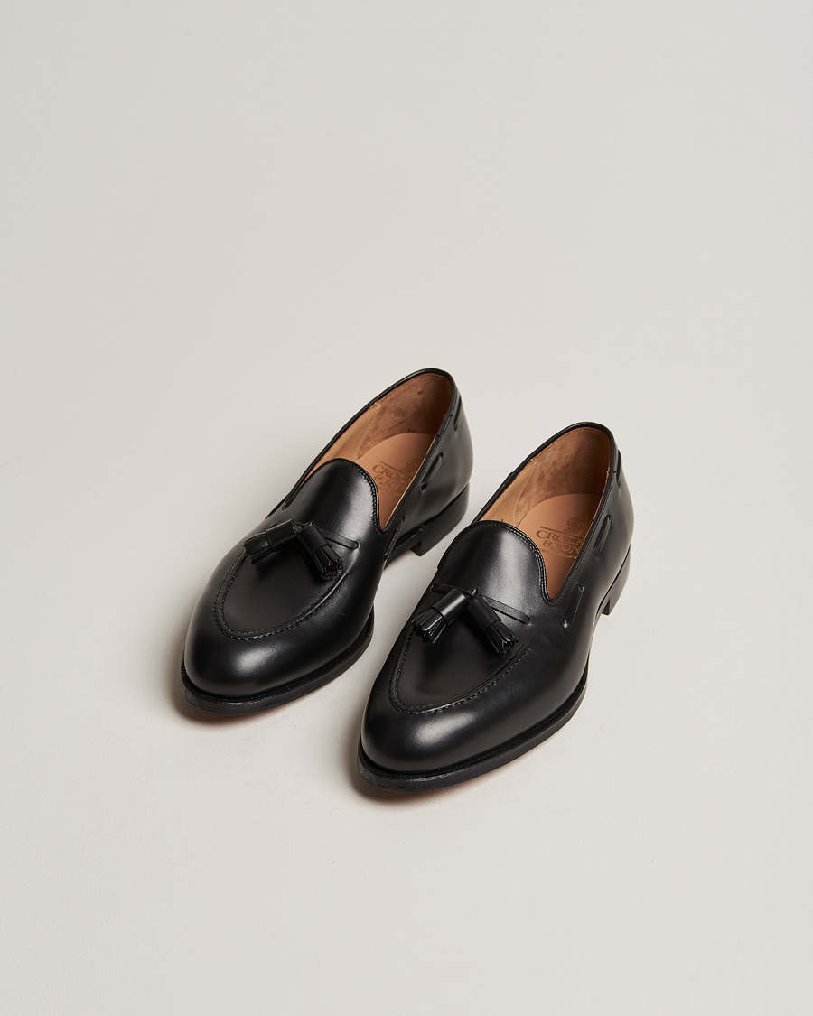 Herr | Loafers | Crockett & Jones | Cavendish 2 Tassel Loafer Black Calf