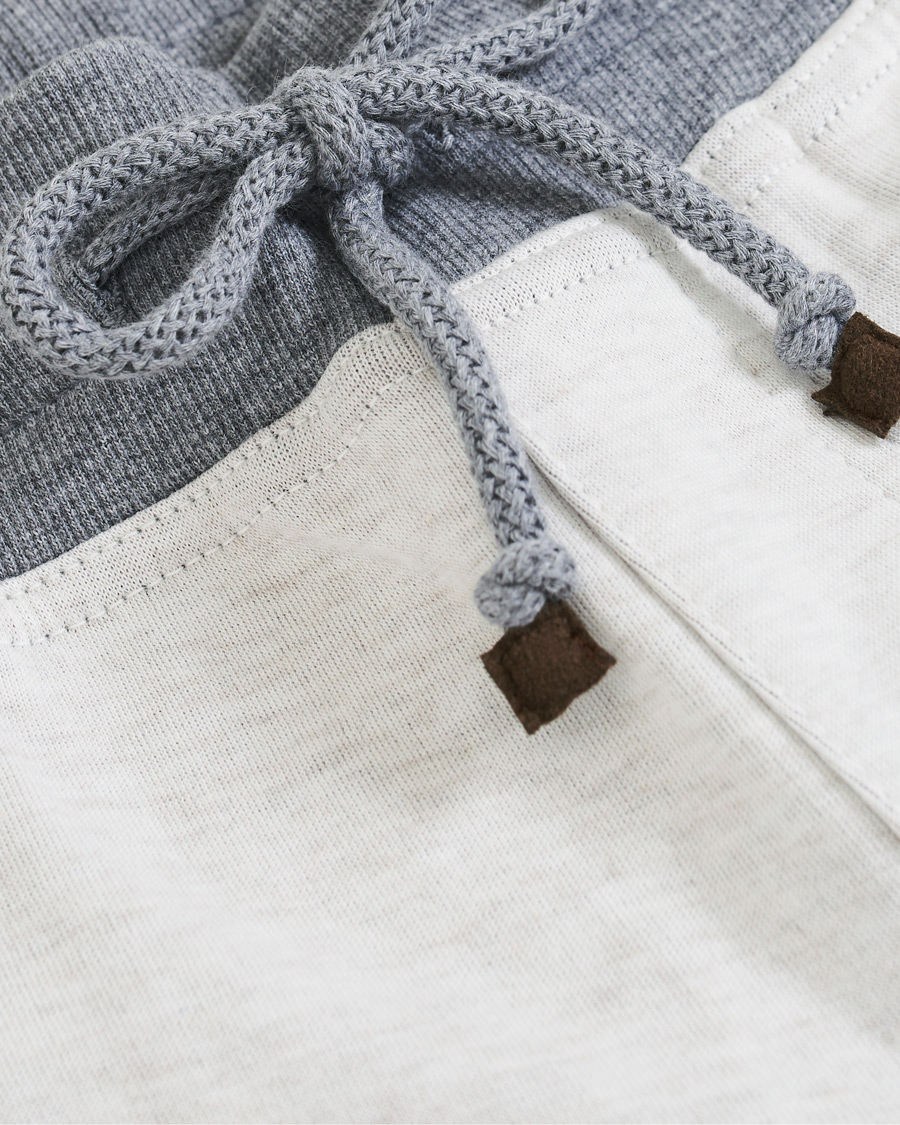 Herr | Byxor | Brunello Cucinelli | Super Light Cotton Jogging Trousers Light Beige