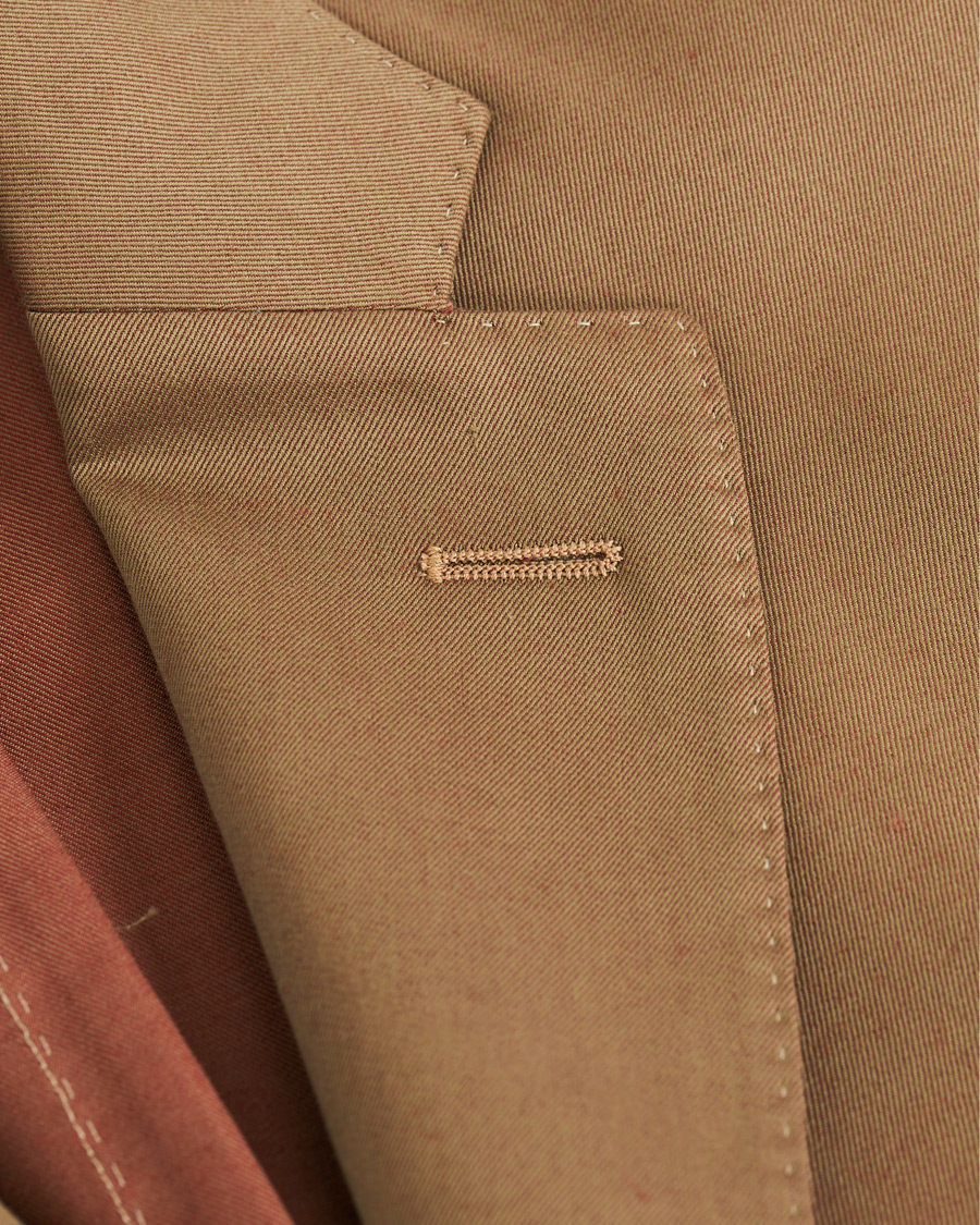 Herr | Kostymer | Boglioli | K Jacket Patch Pocket Wool Blend Suit Tobacco