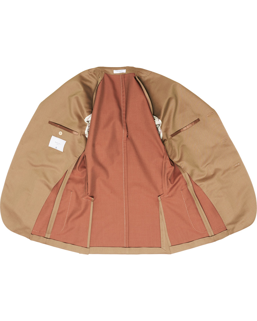 Herr | Kostymer | Boglioli | K Jacket Patch Pocket Wool Blend Suit Tobacco