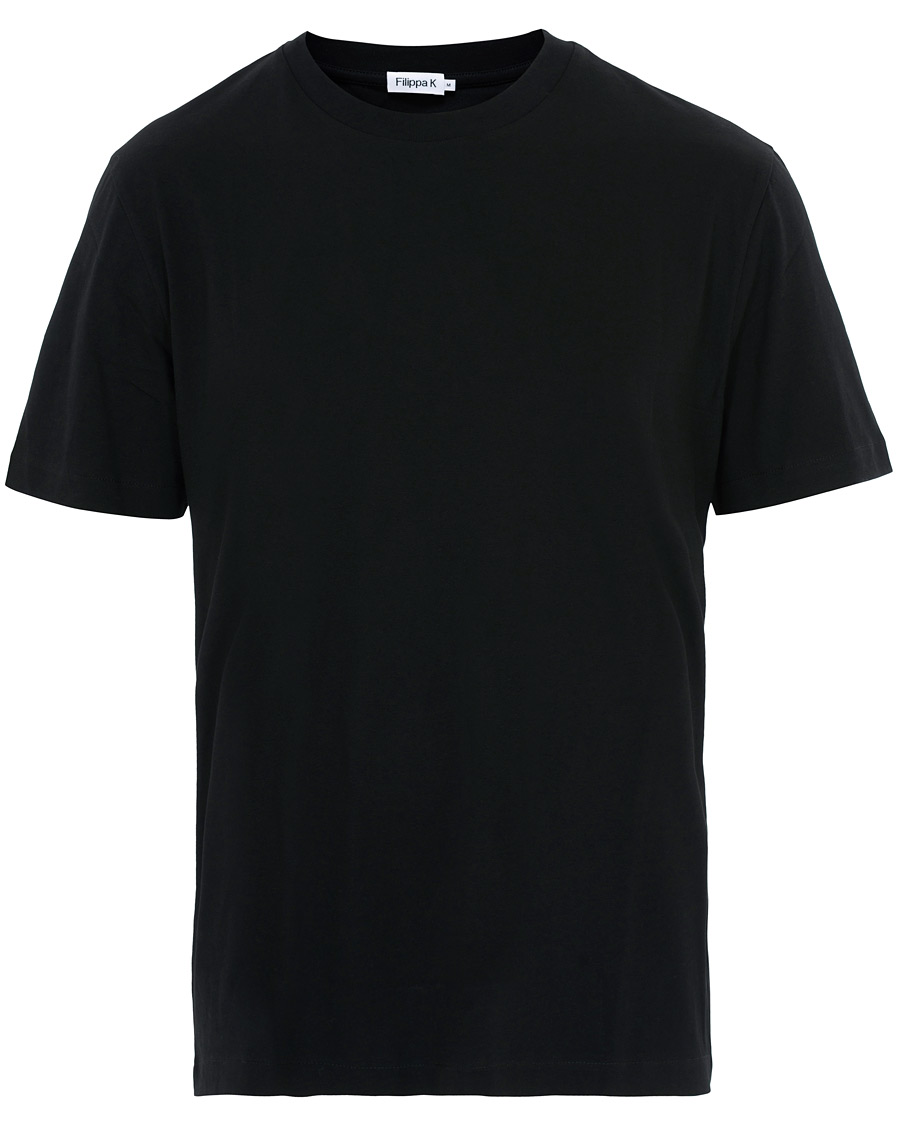 Herr | T-Shirts | Filippa K | Single Jersey Regular Tee Black