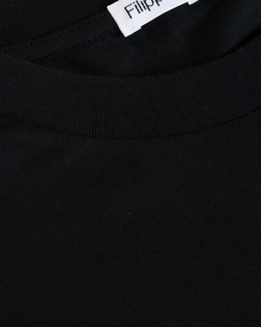 Herr | T-Shirts | Filippa K | Single Jersey Regular Tee Black