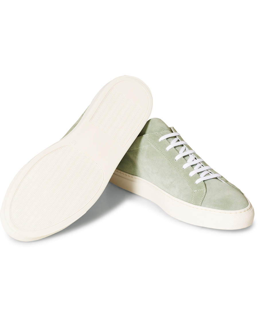 Herr | Common Projects Original Achilles Sneakers Green Suede | Common Projects | Original Achilles Sneakers Green Suede