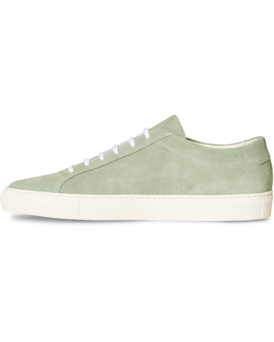 Herr | Common Projects Original Achilles Sneakers Green Suede | Common Projects | Original Achilles Sneakers Green Suede