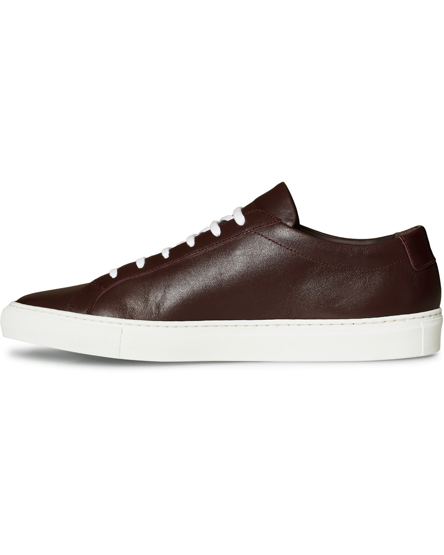 Herr | Common Projects Original Achilles Sneakers Bordeaux Calf | Common Projects | Original Achilles Sneakers Bordeaux Calf