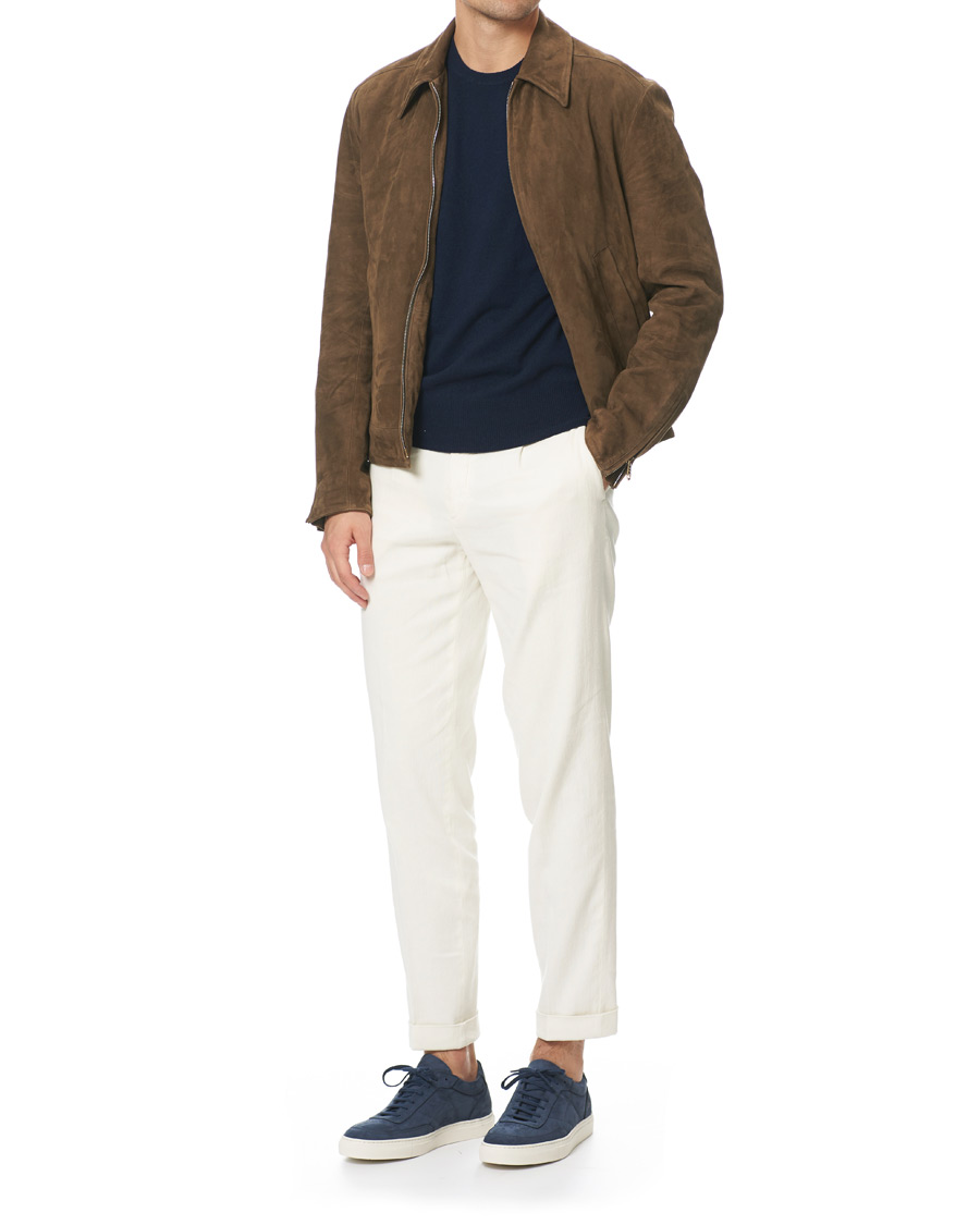 Herr | Common Projects Resort Classic Sneaker Navy Nubuck | Common Projects | Resort Classic Sneaker Navy Nubuck