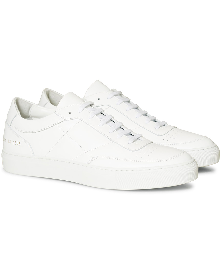 Herr | Common Projects Resort Classic Sneaker White Calf | Common Projects | Resort Classic Sneaker White Calf