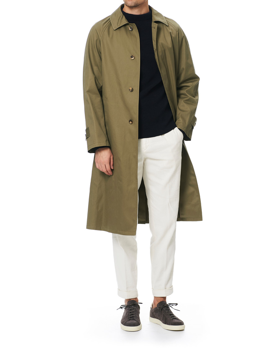 Herr | Jackor | Valstar | Raglan Cotton Coat Olive
