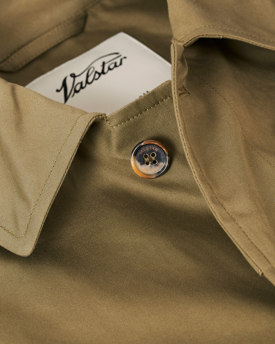 Herr | Jackor | Valstar | Raglan Cotton Coat Olive
