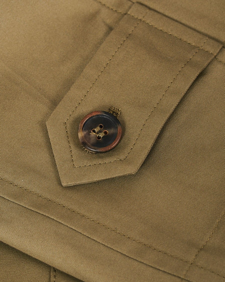 Herr | Jackor | Valstar | Raglan Cotton Coat Olive