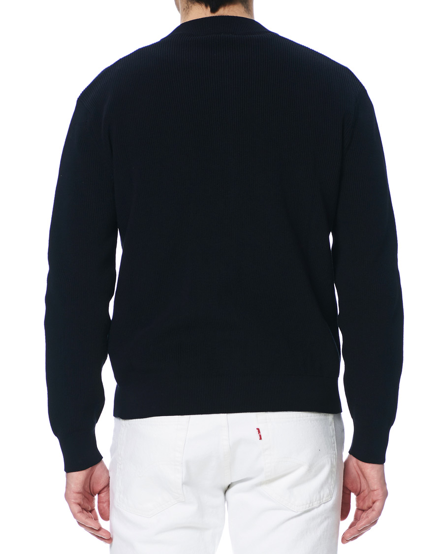 Herr | Tröjor | Andersen-Andersen | Organic Cotton Skipper Jacket Navy Blue