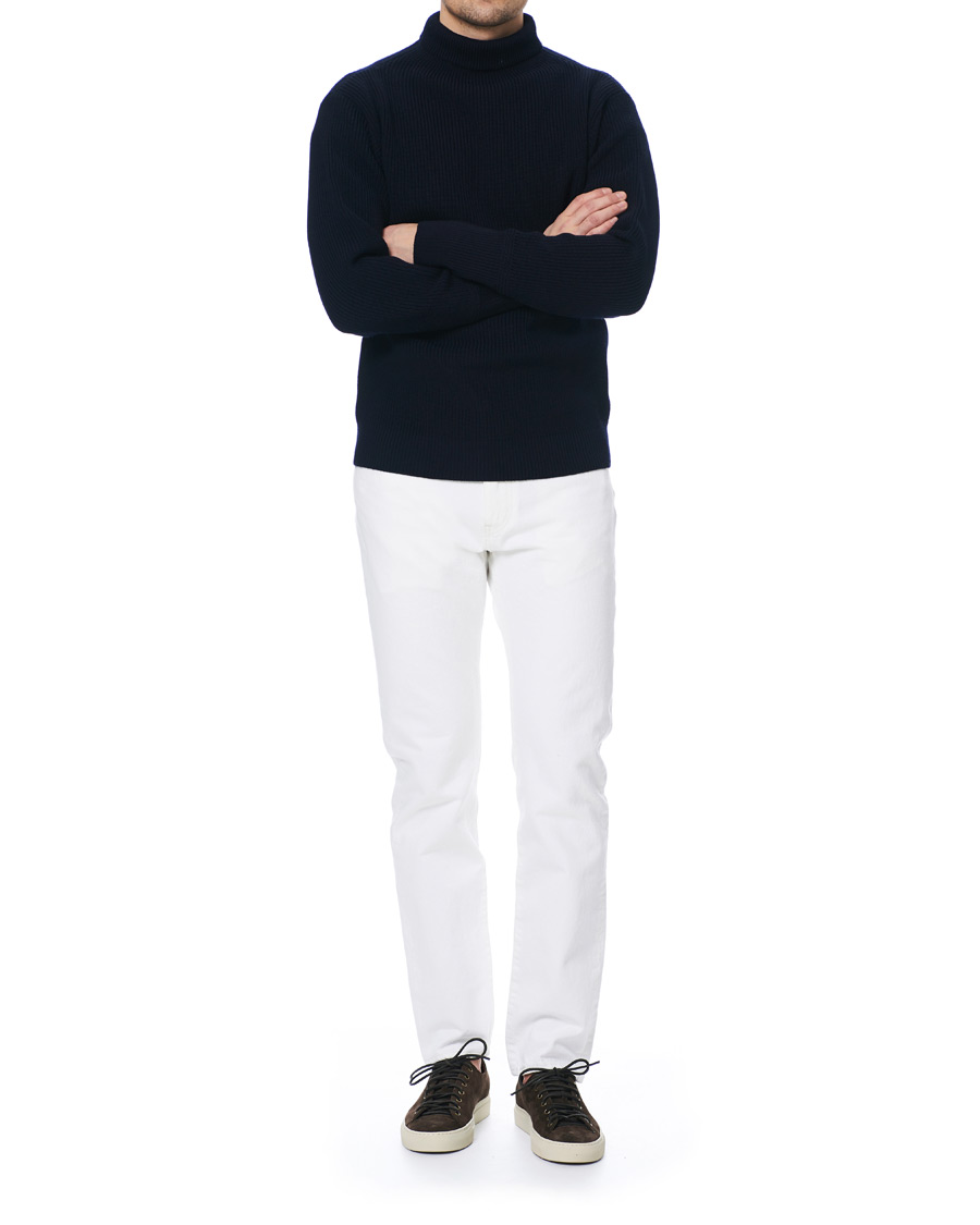 Herr | Tröjor | Andersen-Andersen | Sailor Turtleneck Navy Blue